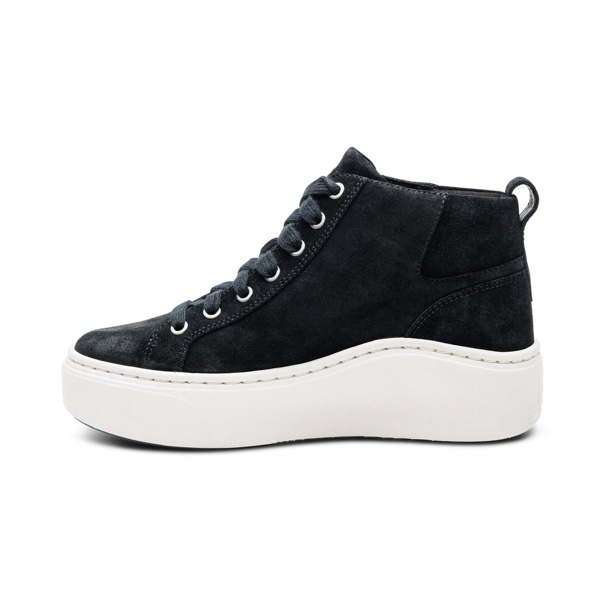 Aetrex Gianna Arch Support Platform Sneaker - Black