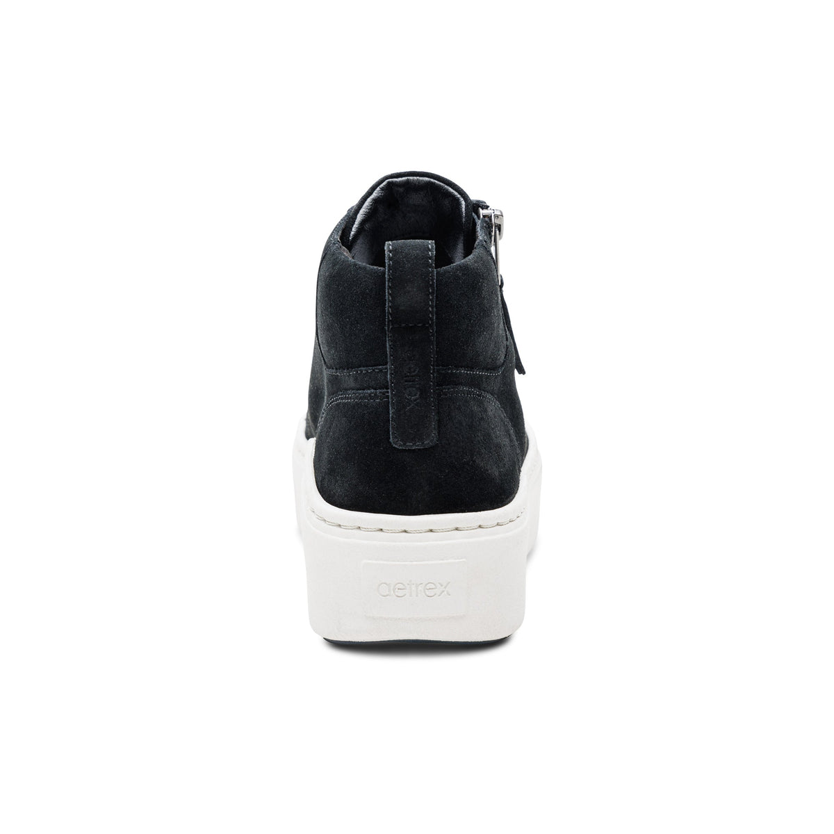 Aetrex Gianna Arch Support Platform Sneaker - Black