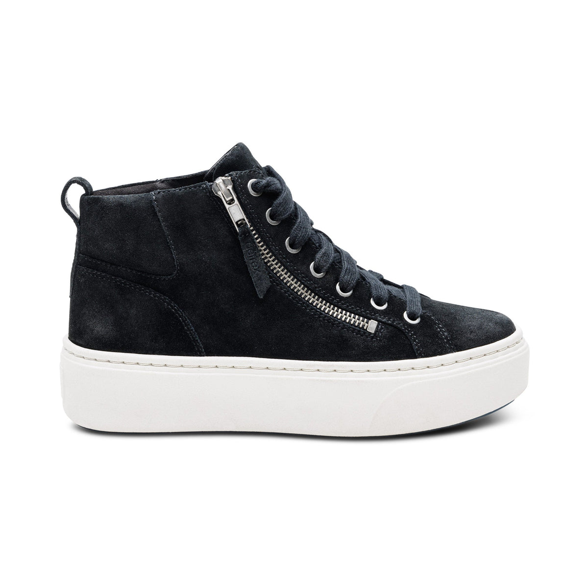 Aetrex Gianna Arch Support Platform Sneaker - Black