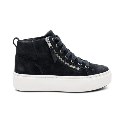Aetrex Gianna Arch Support Platform Sneaker - Black