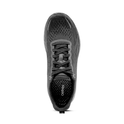 Aetrex Danika Arch Support Sneaker - Black/Black