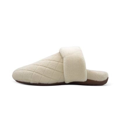 Aetrex Maya Closed Toe Slipper - Ivory