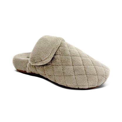 Aetrex Maya Closed Toe Slipper - Coffee