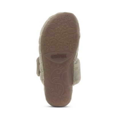 Aetrex Maya Closed Toe Slipper - Coffee