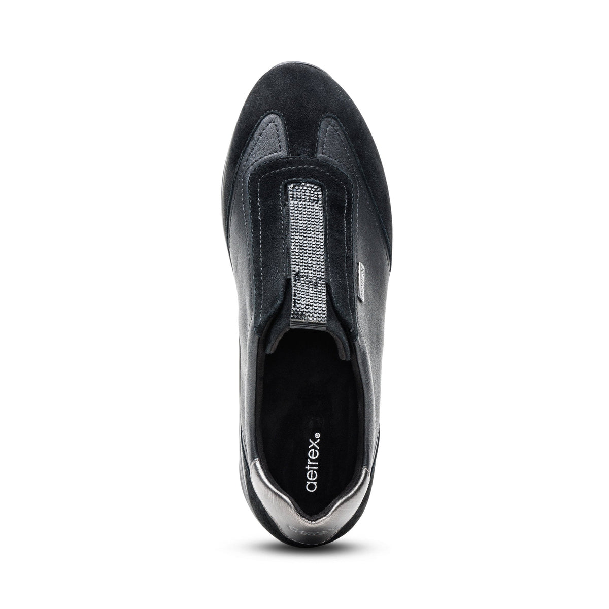 Aetrex Megan Arch Support Sneaker - Black