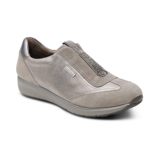 Aetrex Megan Arch Support Sneaker - Pewter