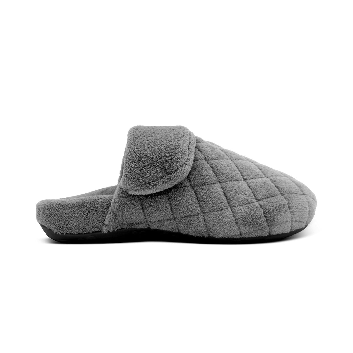 Aetrex Maya Closed Toe Slipper - Charcoal