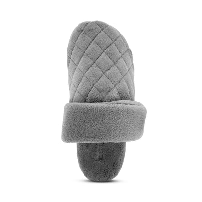Aetrex Maya Closed Toe Slipper - Charcoal