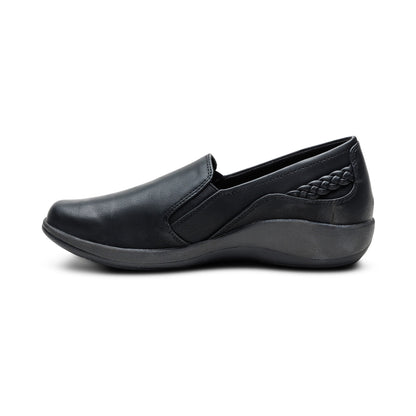 Aetrex Alice Arch Support Slip-On - Black
