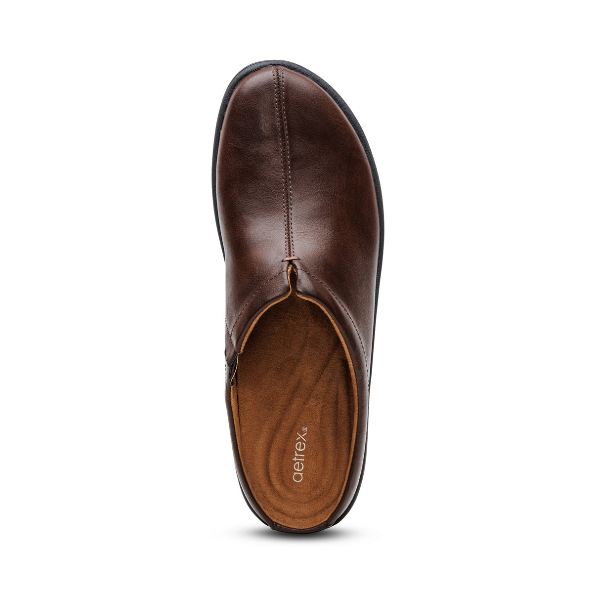 Aetrex Ingrid Slip-On Clog - Dark Brown