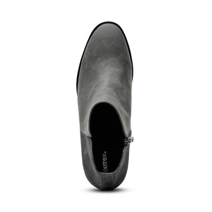 Aetrex Victoria Short Bootie - Charcoal