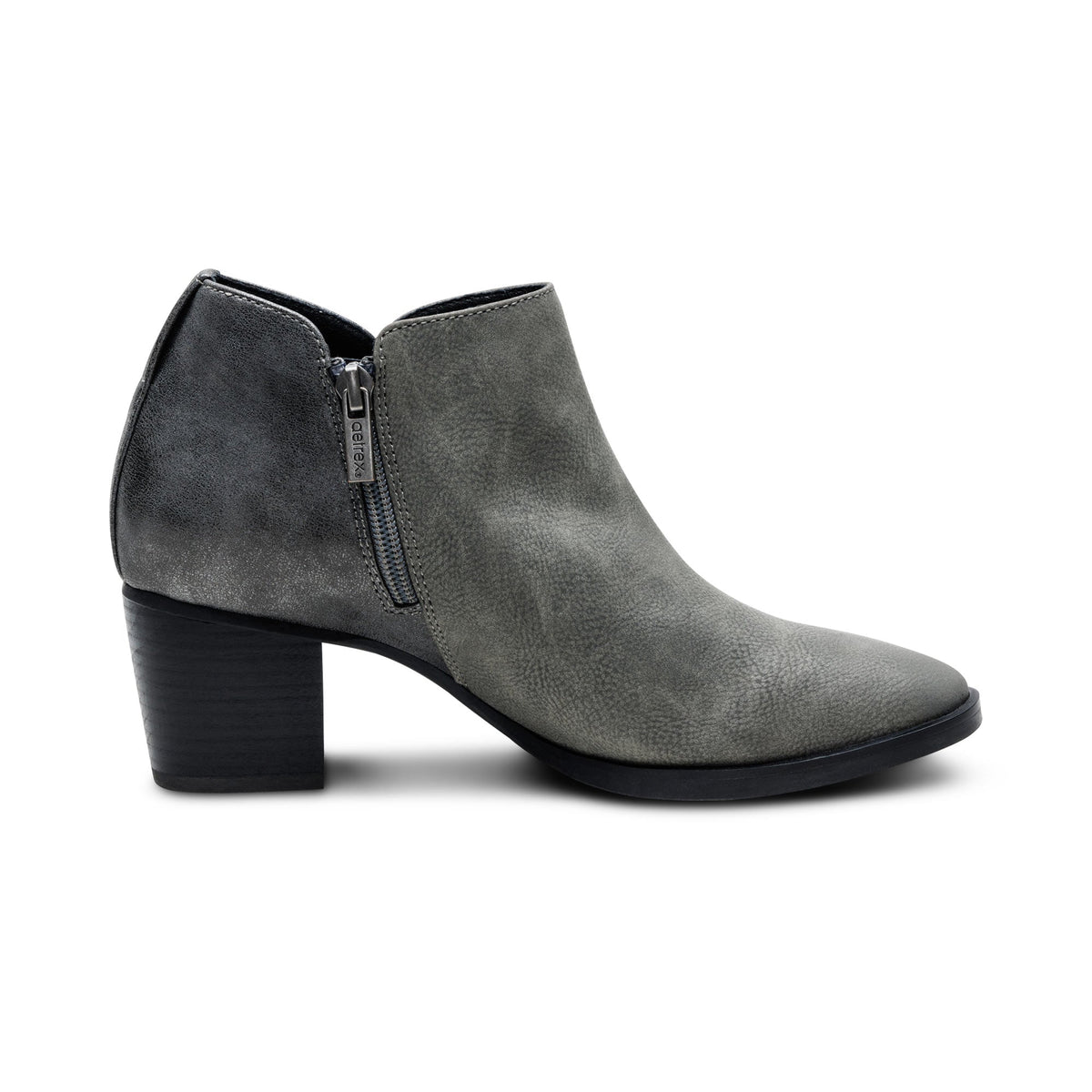 Aetrex Victoria Short Bootie - Charcoal