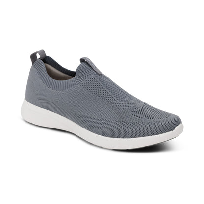 Aetrex Felicity Knit Slip-On Sneaker - Charcoal