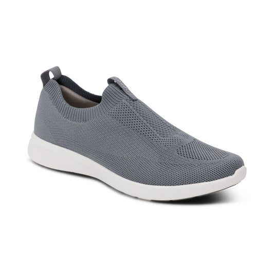 Aetrex Felicity Knit Slip-On Sneaker - Charcoal