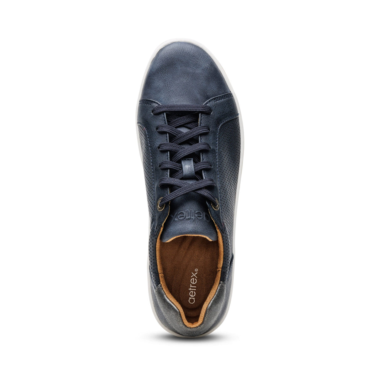 Aetrex Michaela Lace-Up Sneaker - Navy