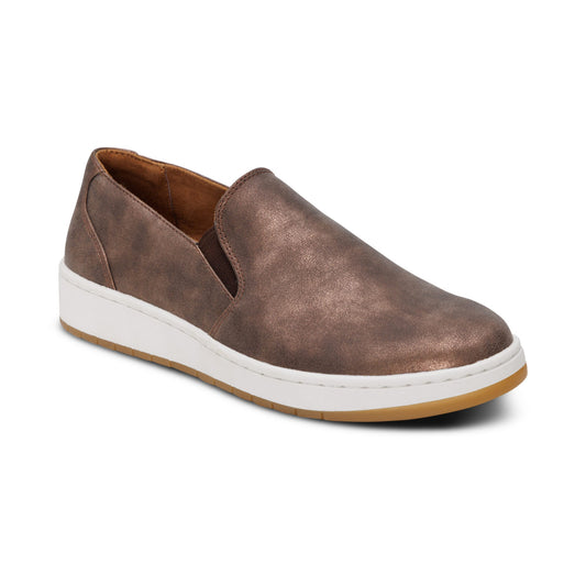 Aetrex Maeve Casual Slip-On - Bronze