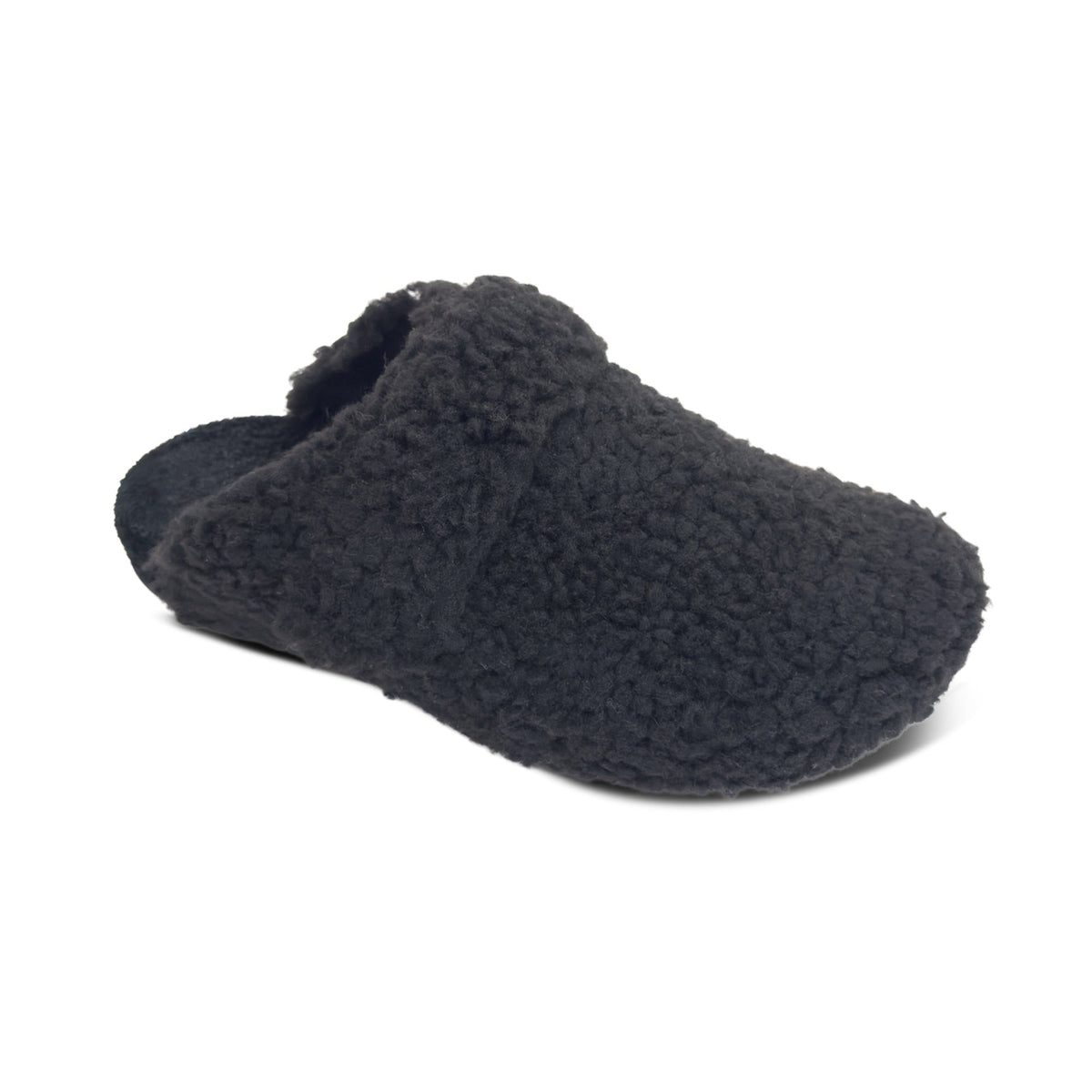 Aetrex Mia Arch Support Slipper - Black