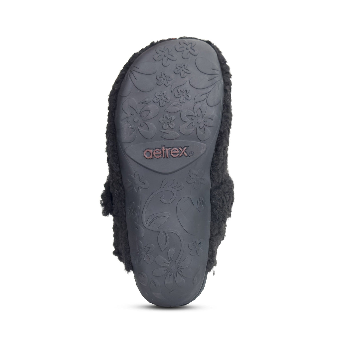 Aetrex Mia Arch Support Slipper - Black
