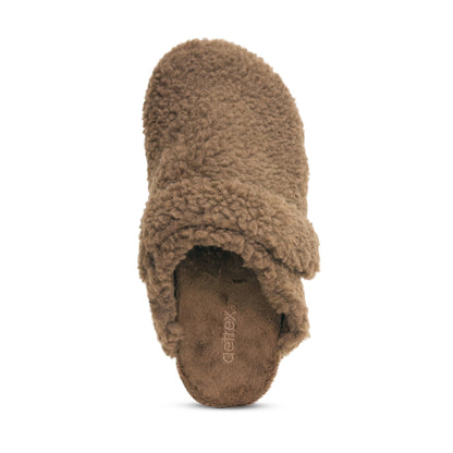 Aetrex Mia Arch Support Slipper - Brown