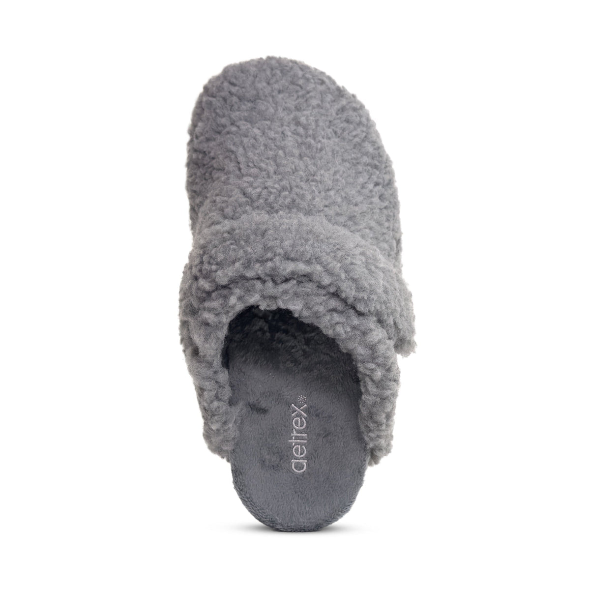 Aetrex Mia Arch Support Slipper - Charcoal
