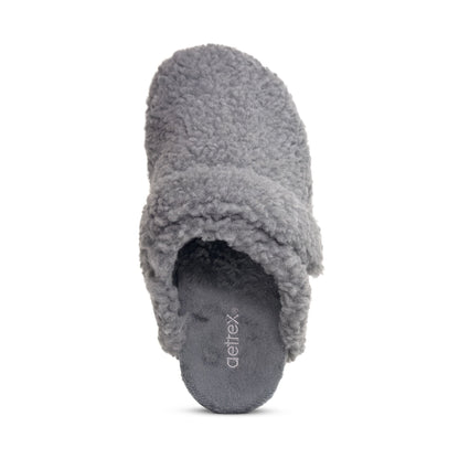 Aetrex Mia Arch Support Slipper - Charcoal
