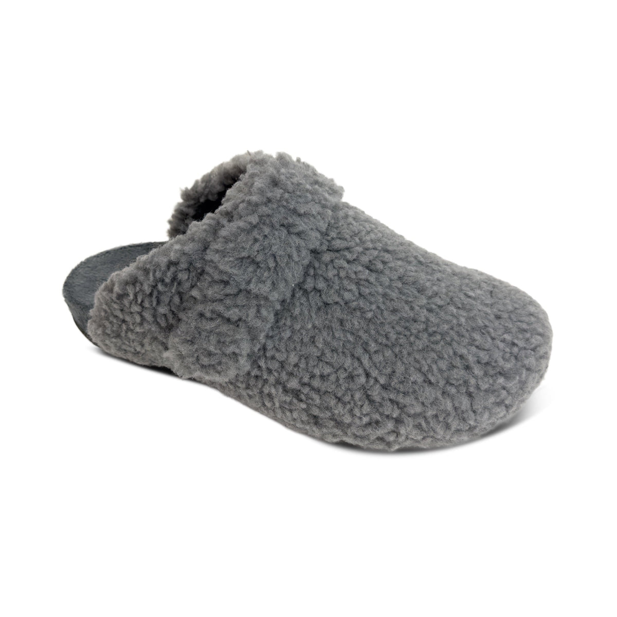 Aetrex Mia Arch Support Slipper - Charcoal