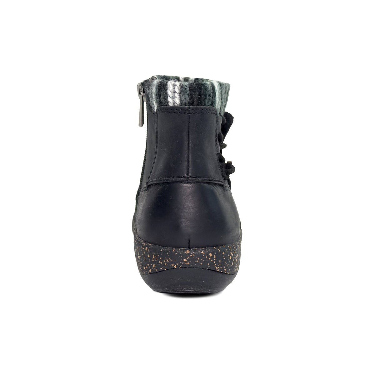 Aetrex Cammie Arch Support Sweater Boot - Black