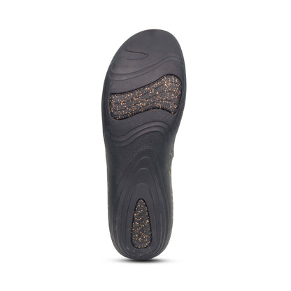 Aetrex Cammie Arch Support Sweater Boot - Black