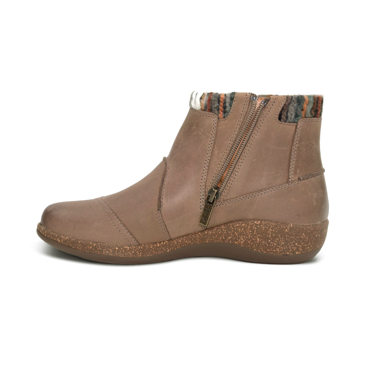 Aetrex Cammie Arch Support Sweater Boot - Cognac