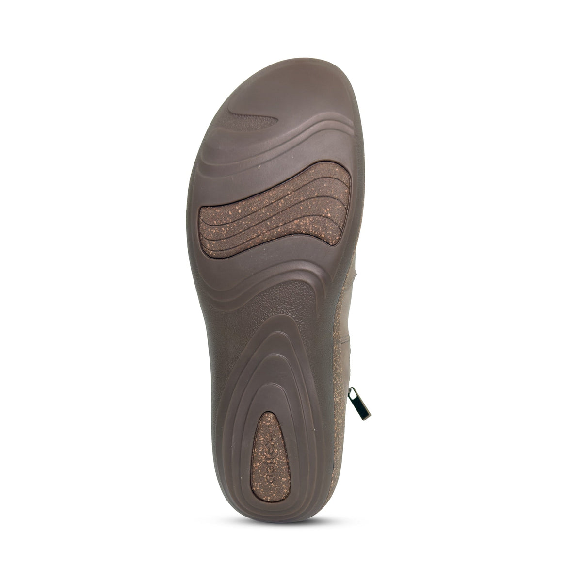 Aetrex Cammie Arch Support Sweater Boot - Cognac