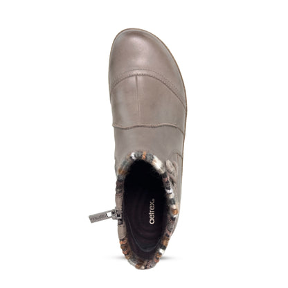 Aetrex Cammie Arch Support Sweater Boot - Charcoal
