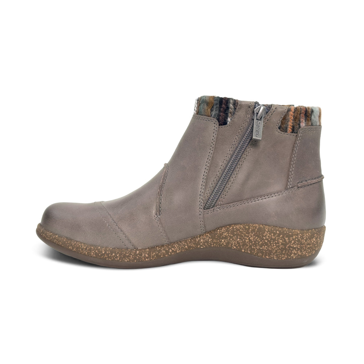 Aetrex Cammie Arch Support Sweater Boot - Charcoal