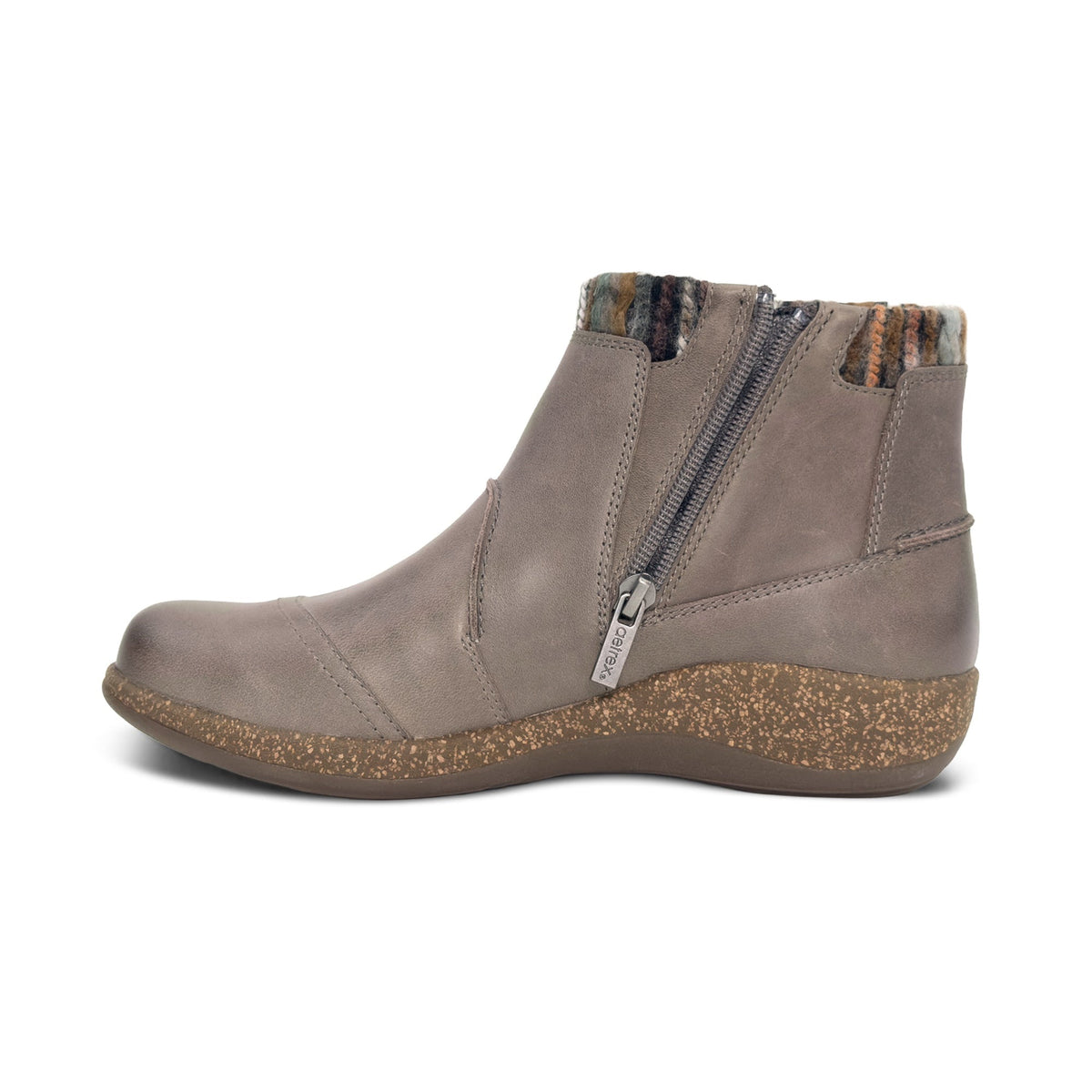 Aetrex Cammie Arch Support Sweater Boot - Charcoal