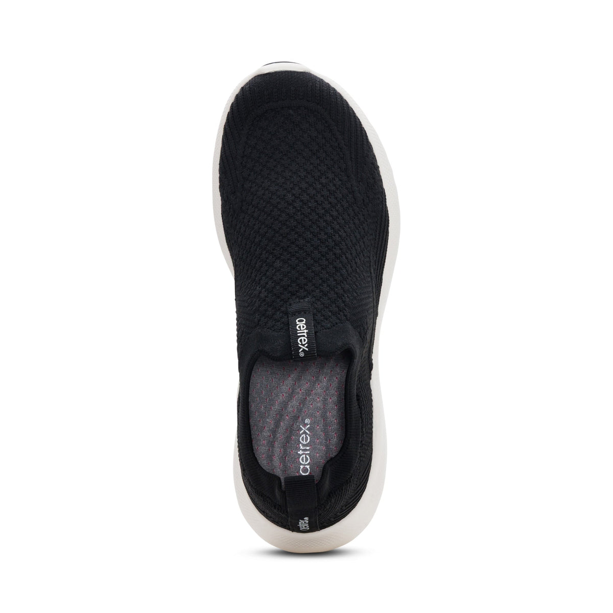 Aetrex Darcy Arch Support Slip-On Sneaker - Black