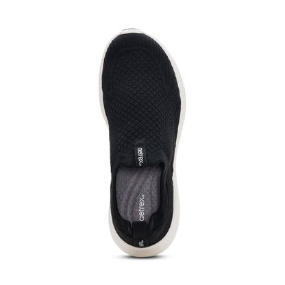 Aetrex Darcy Arch Support Slip-On Sneaker - Black