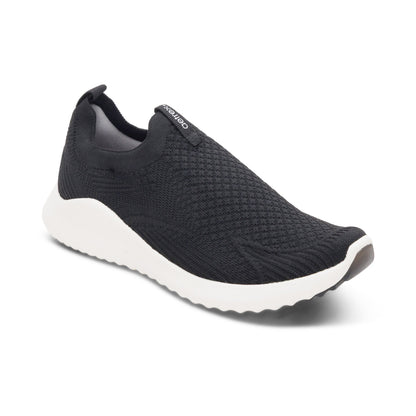 Aetrex Darcy Arch Support Slip-On Sneaker - Black