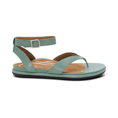 Aetrex Kendall Arch Support Thong Sandal - Sage