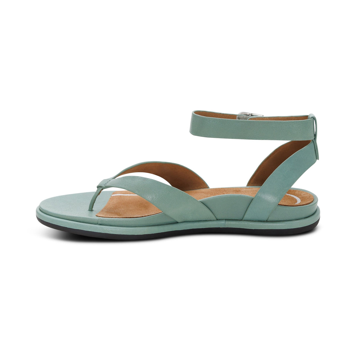 Aetrex Kendall Arch Support Thong Sandal - Sage