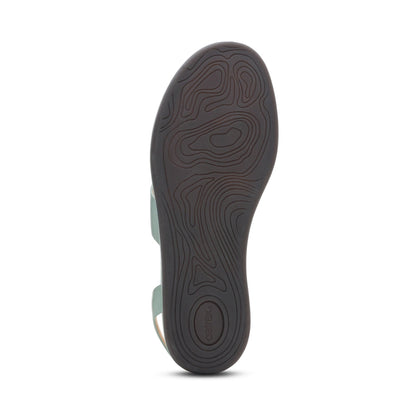 Aetrex Kendall Arch Support Thong Sandal - Sage