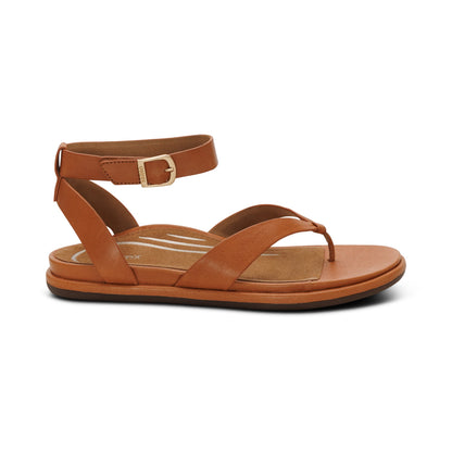Aetrex Kendall Arch Support Thong Sandal - Ginger