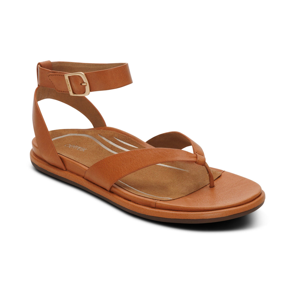 Aetrex Kendall Arch Support Thong Sandal - Ginger