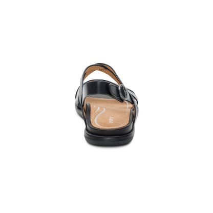 Aetrex Piper Arch Support Strap Sandal - Black