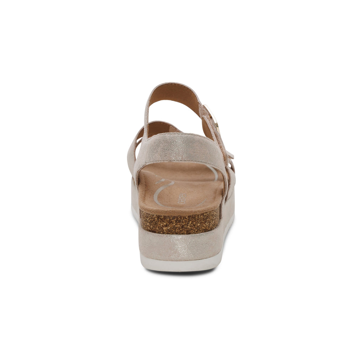 Aetrex Aria Arch Support Platform Sandal - Champagne