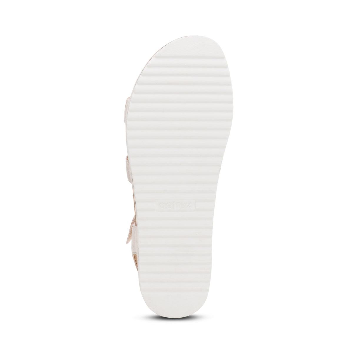 Aetrex Aria Arch Support Platform Sandal - Champagne
