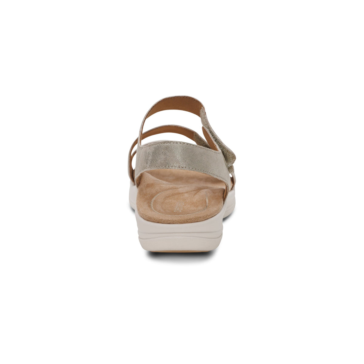 Aetrex Savannah Adjustable Quarter Strap Sandal - Champagne