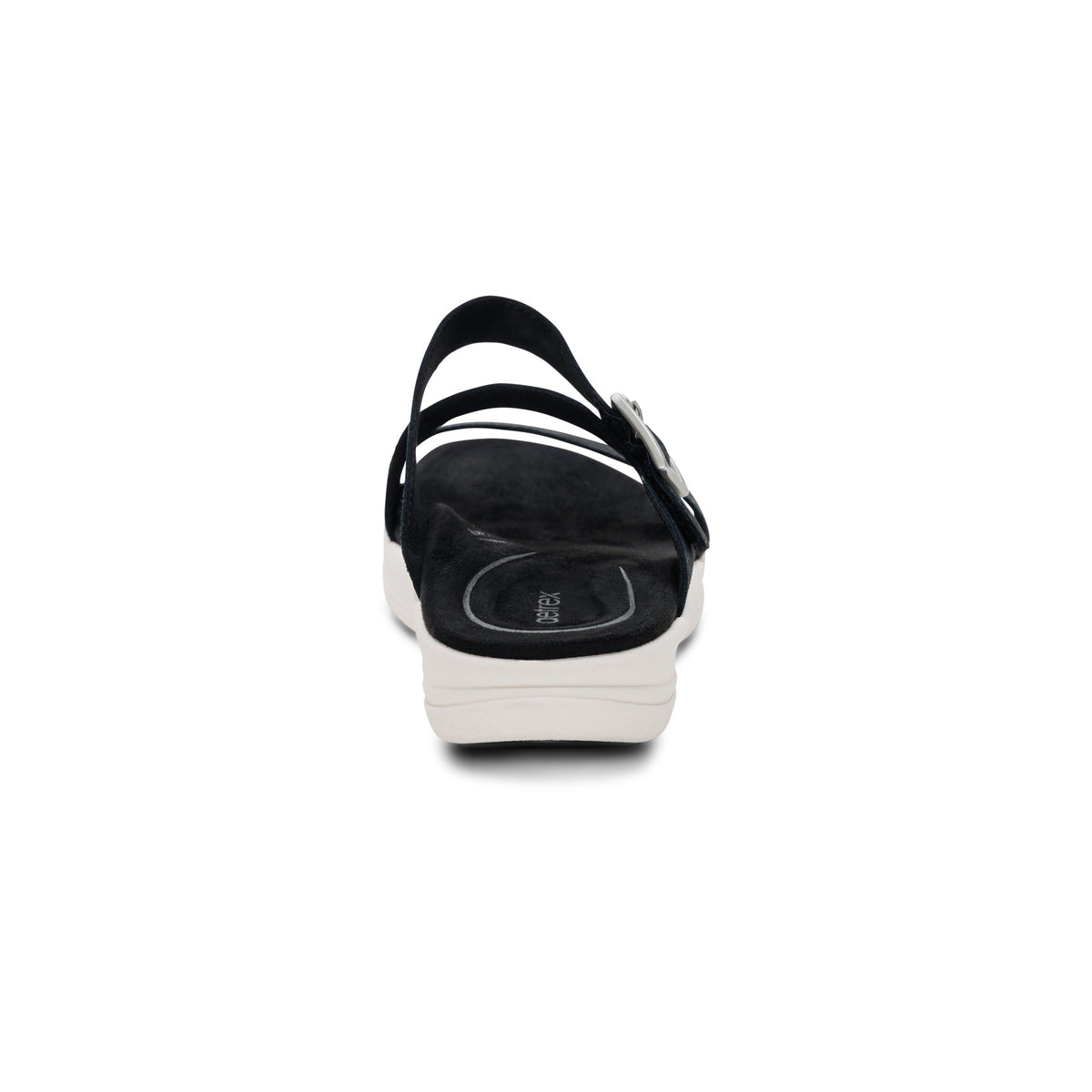 Aetrex Jenny Adjustable Slide Sandal - Black
