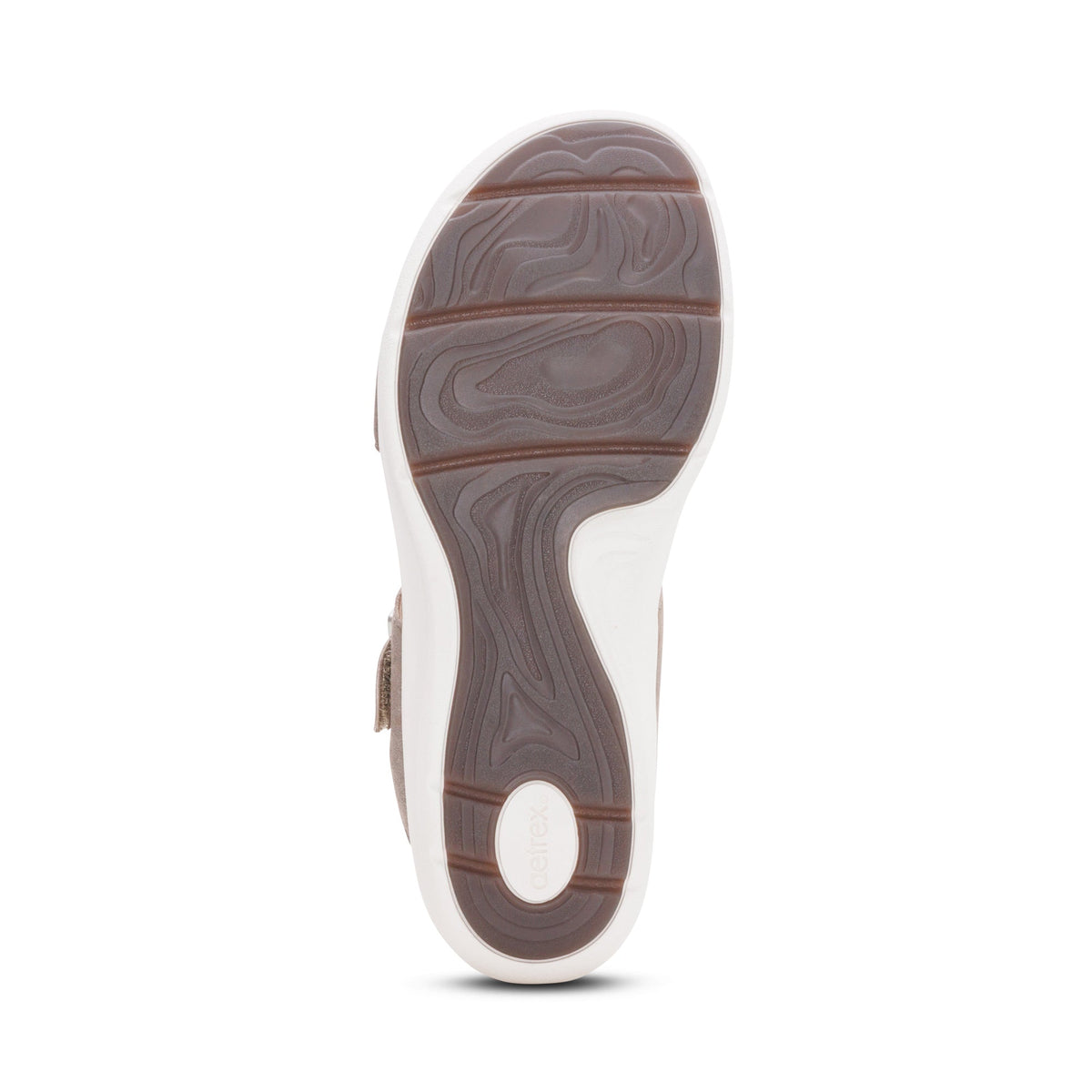 Aetrex Jenny Adjustable Slide Sandal - Taupe