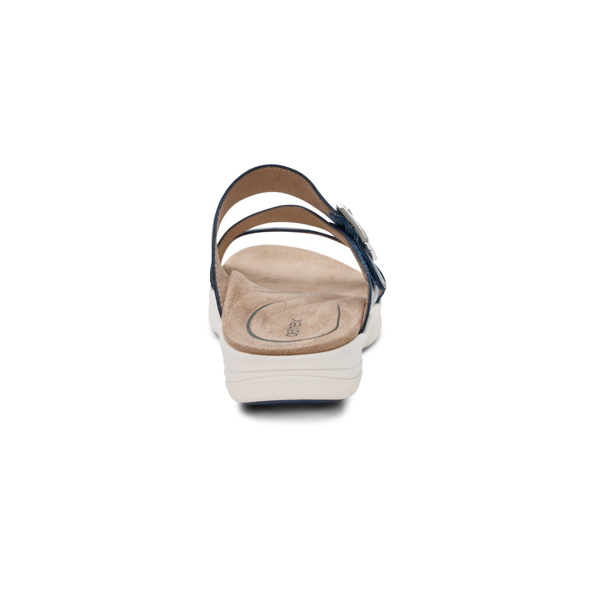 Aetrex Jenny Adjustable Slide Sandal - Navy
