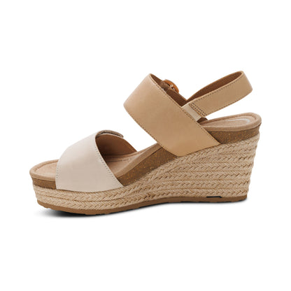 Aetrex Ashley Arch Support Wedge - Off White