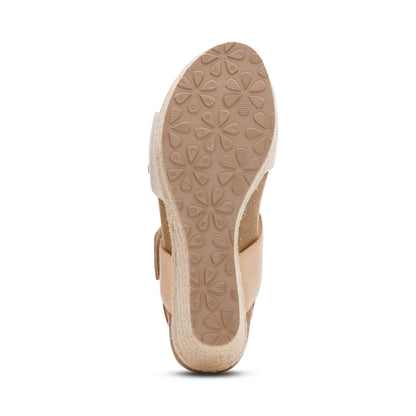 Aetrex Ashley Arch Support Wedge - Off White